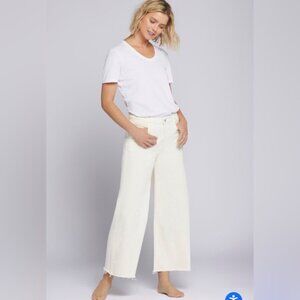 CurrentElliott stretchy wide leg pants. Size 32